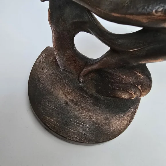 Vintage bookend book end Art Noveau Hubley Deco dancer woman dancing
